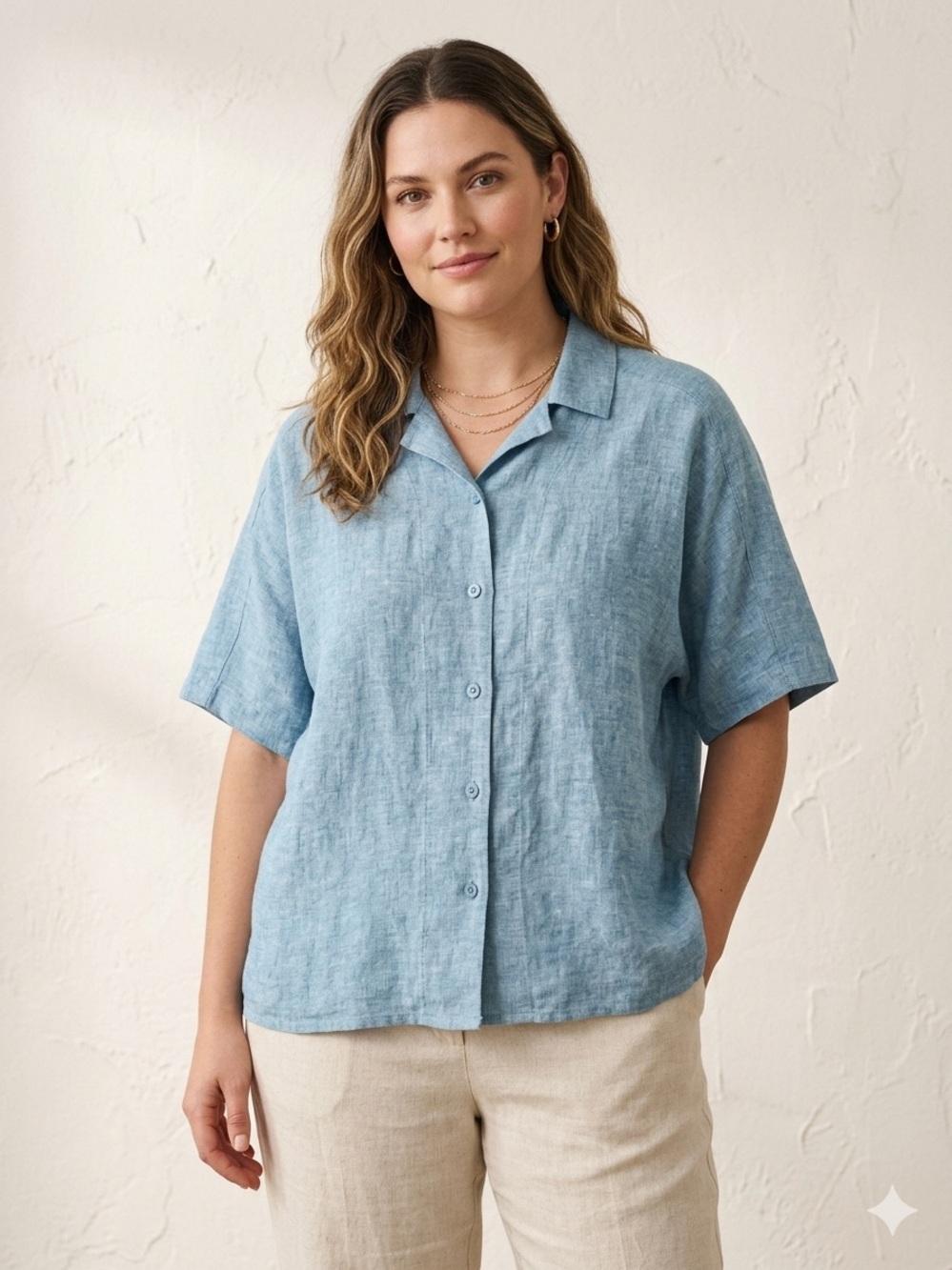 FLAX oversized linen shirt